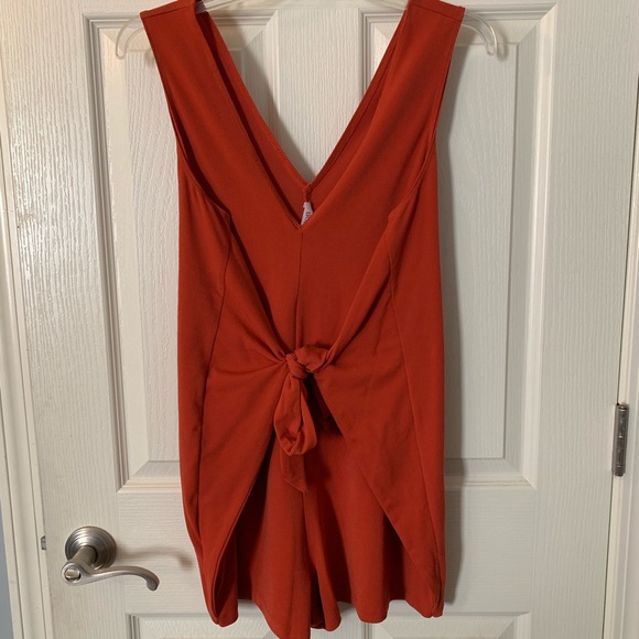 BCBGeneration Other - BCBGeneration tie front romper